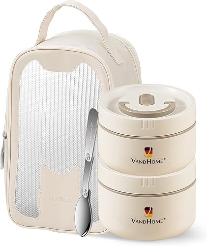 YBOBK HOME Lonchera térmica Bento para mantener el calor contenedor portátil aislado para el microondas para niños y adultos acero inoxidable 188 2 disponible en Yaxa Colombia