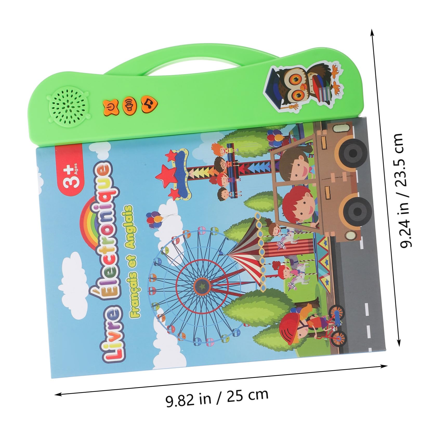 Interactivo para Aprendizaje Preescolar en Francés E Inglés, Juguete Educativo para Niños Desarrollo de Memoria y Estimulación del Aprendizaje en Cumpleaños