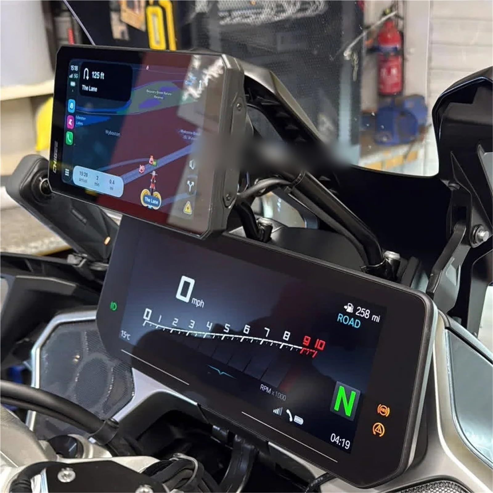 Support De Téléphone pour Moto, Adaptateur D'équipement GPS, Navigation 12mm Diamètre pour BMW R 1300 RT R1300 R1300RT 2025 2026