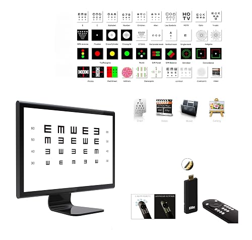 Optical Elite Digital Visual Acuity Eye Chart for Optometry, Snellen