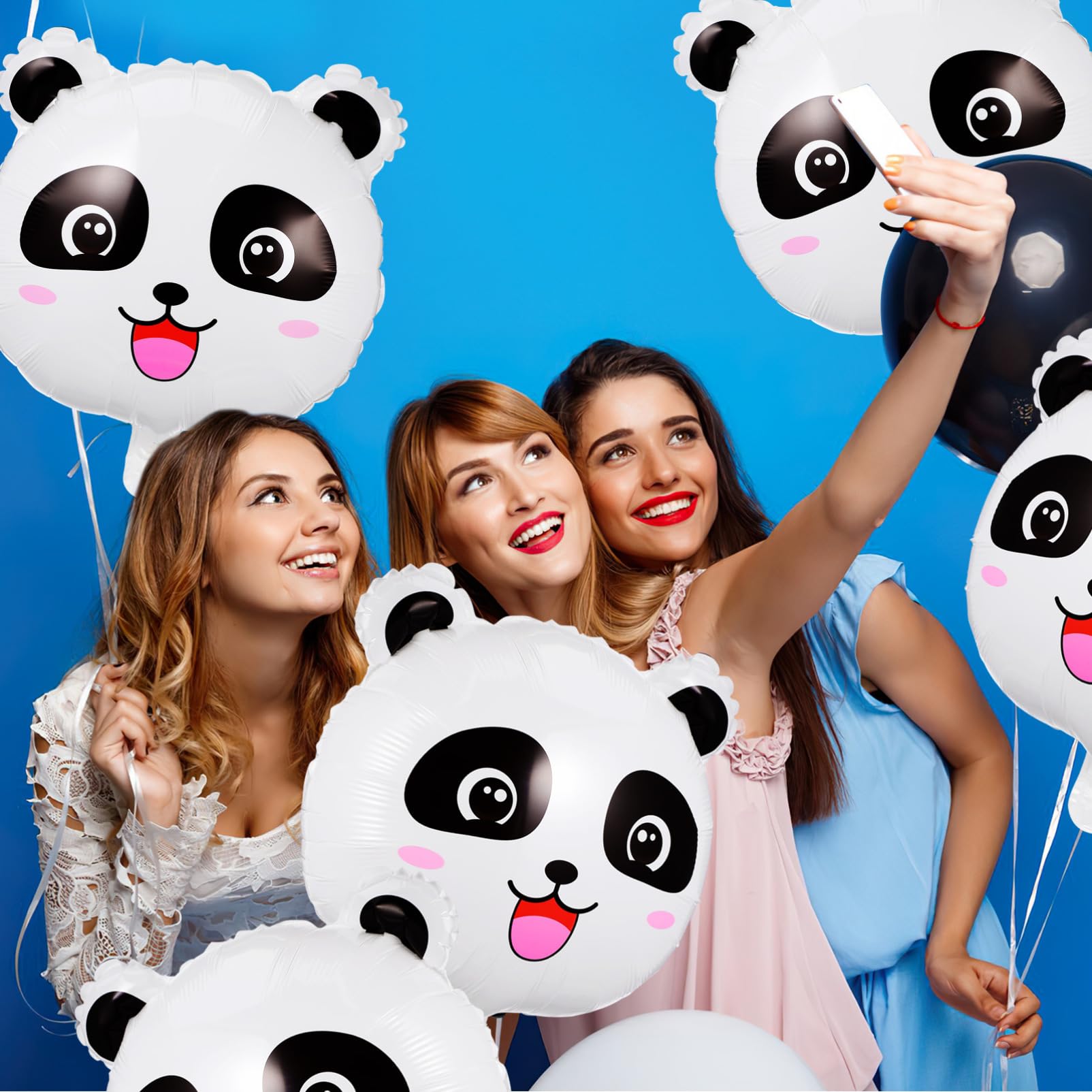Garneck 100 Pezzi Palloncini Panda Gigante Decorazione Festival Panda Foil Festa Festival Foil