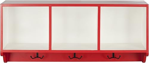 Miniatura 9 de SAFAVIEH American Homes Collection Alice Shady - Estante de pared blanco Gris cenizo,Gris ceniza/blanco,Gris,Rojo / Blanco,Blanco