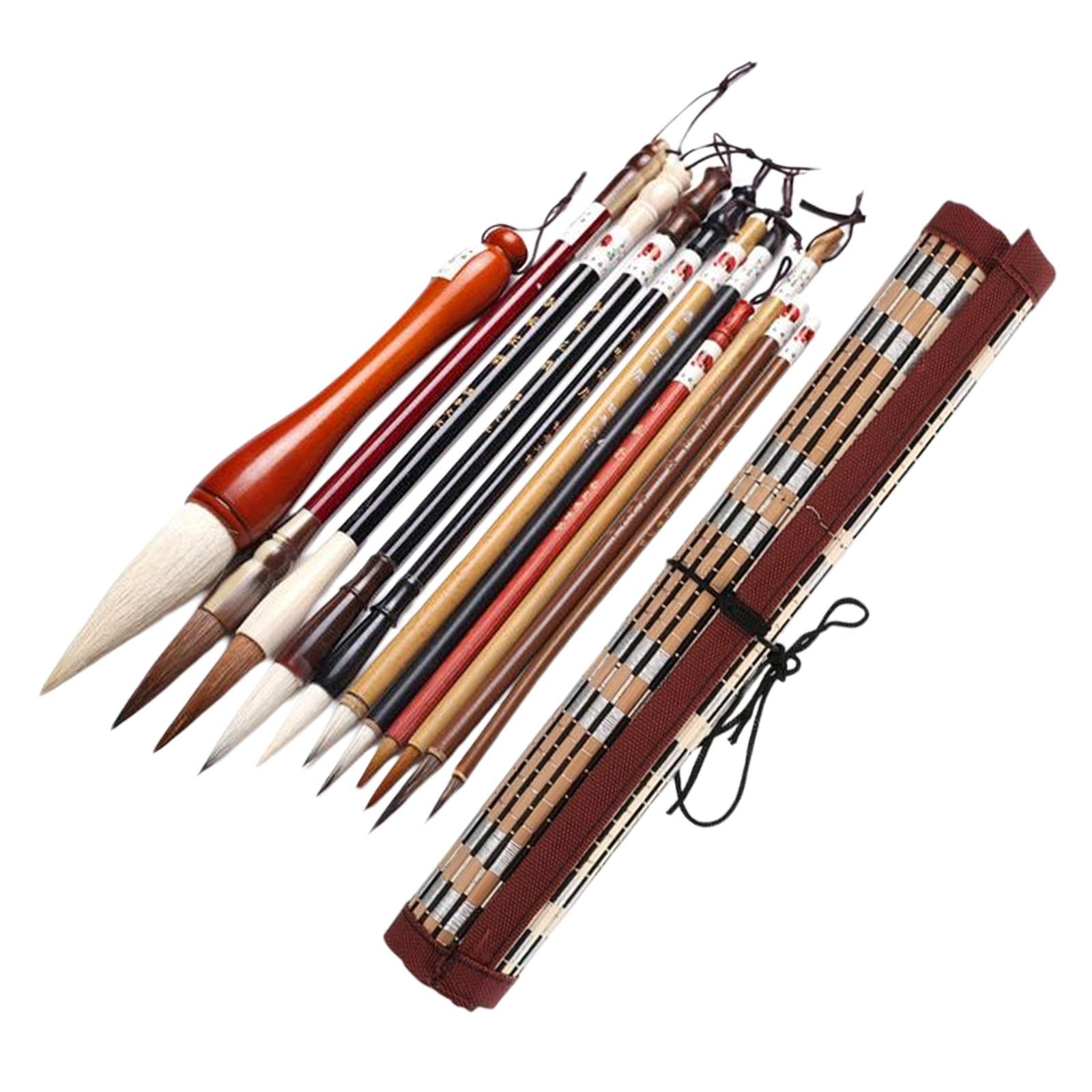Chinese Calligraphy Brushes Sumi Ink Painting for Professional Beginner 11Pcs|Other Collectible Pens|Collectibles-picture-20