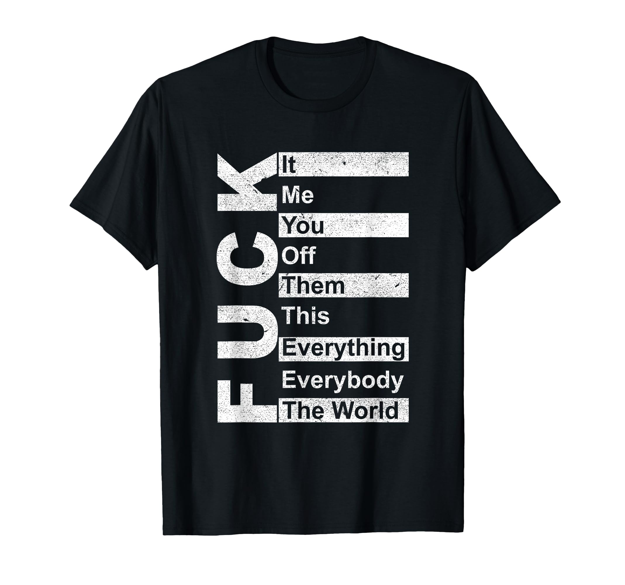 Amazon | Fuck The World Fuck Everything アートプリント カジュアル