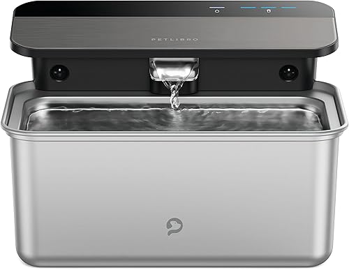 Miniatura 1 de PETLIBRO Fuente de agua para gatos de ultrafiltración 2024 actualizada, fuentes de agua para mascotas de 2.5 L84 onzas para gatos en interiores,