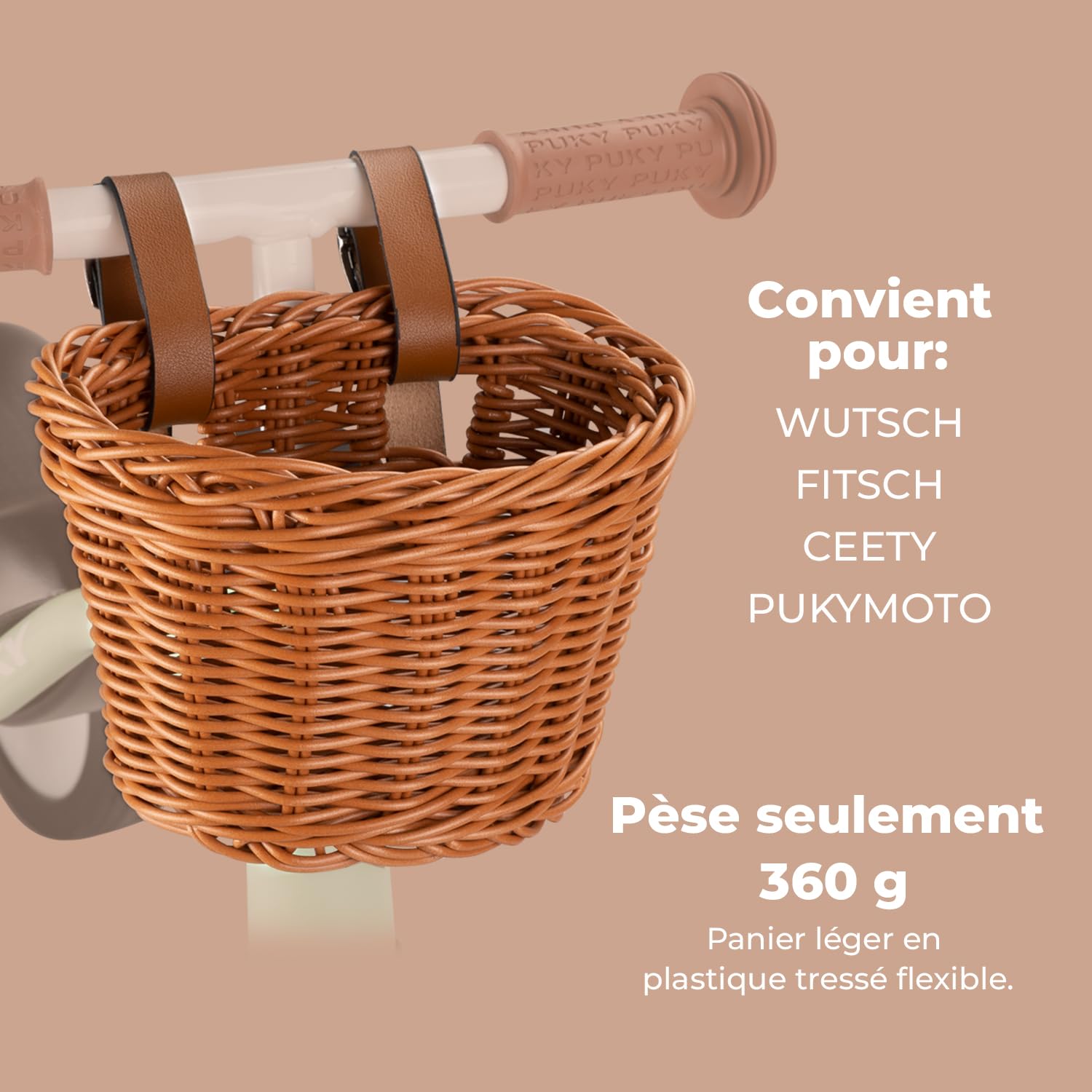 Puky Chaos Container L Porte-bagages vélo 16"-18" Noir