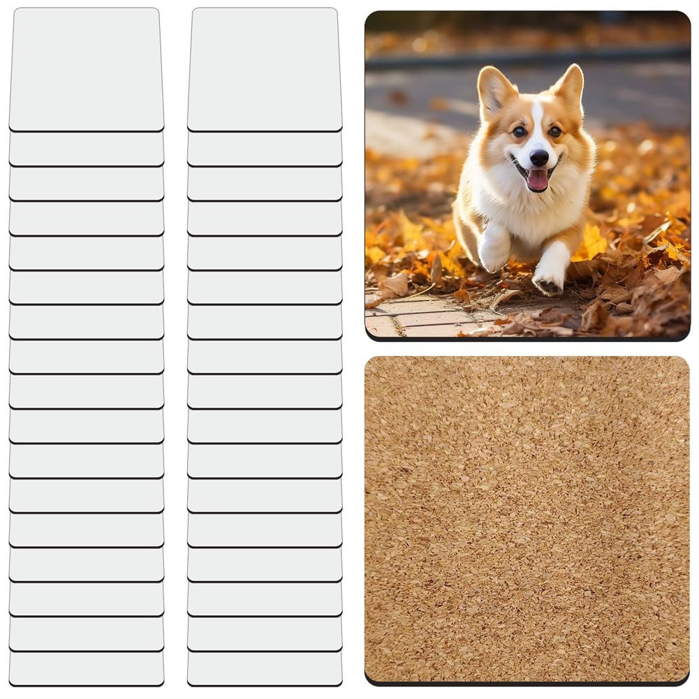 Tuidzljd Sublimation Car Coasters Blanks Sublimation Coasters Blanks Sublimation Coasters