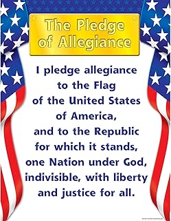 Teacher Created Resources Pledge of Allegiance Chart, Multi Color (7631)