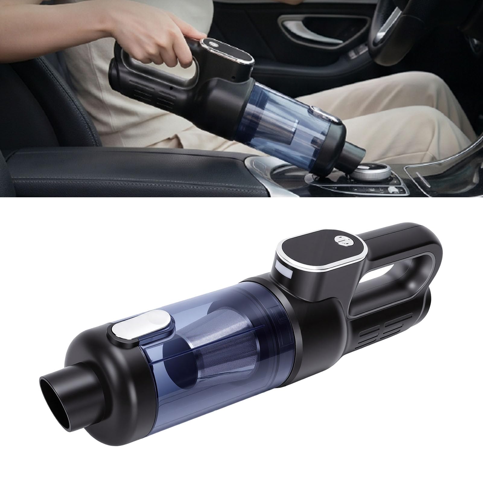 Luocute Aspirapolvere per Auto Portatile Senza Fili, Aspirazione con