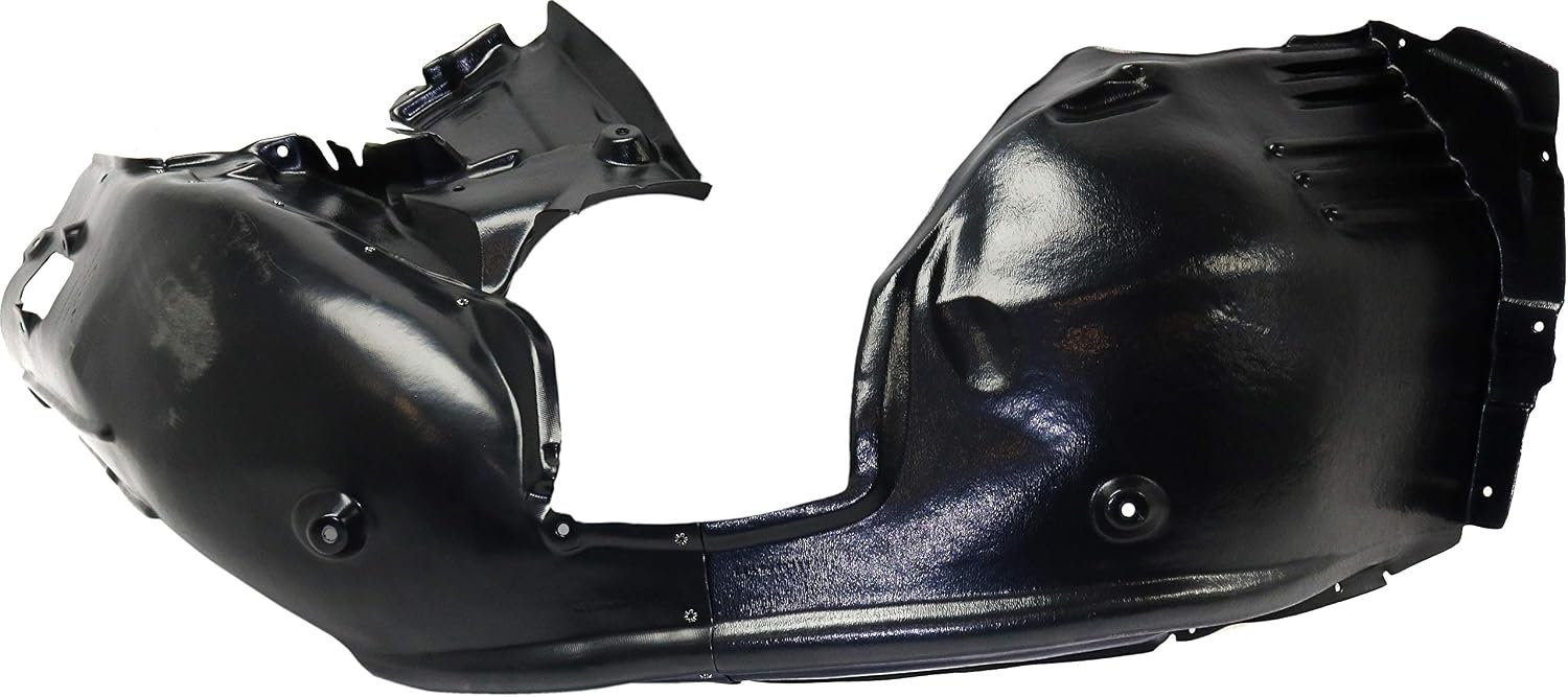 Compatible with 08-10 5-Series Front Splash Shield Inner Fender Liner Panel Plastic Driver Side