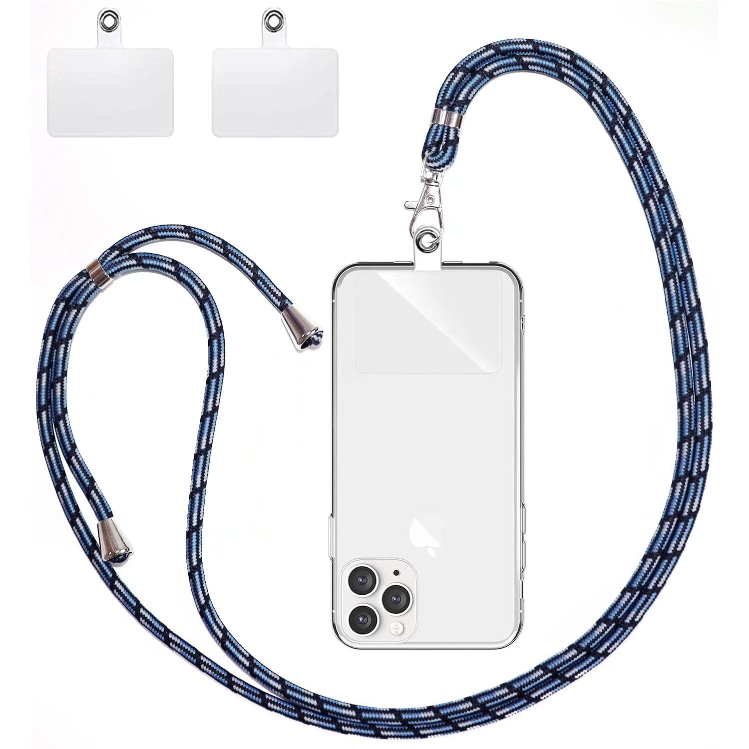 YAMCCCSE Custodia con Collana per Xiaomi Redmi S2, Cover Trasparente con Cordino, Case con Laccio Tracolla [Antiurto] [AntiGraffio] [Antiscivolo] TPU Cover con Collana - Multicolore
