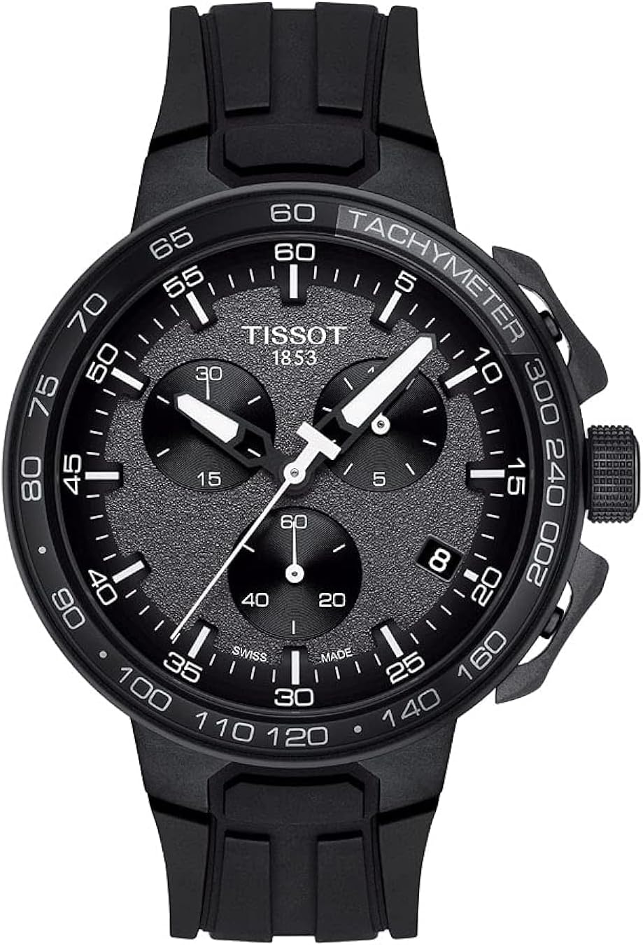 Tissot Mens Analogue Quartz Watch with Silicone Strap T1114173744103
