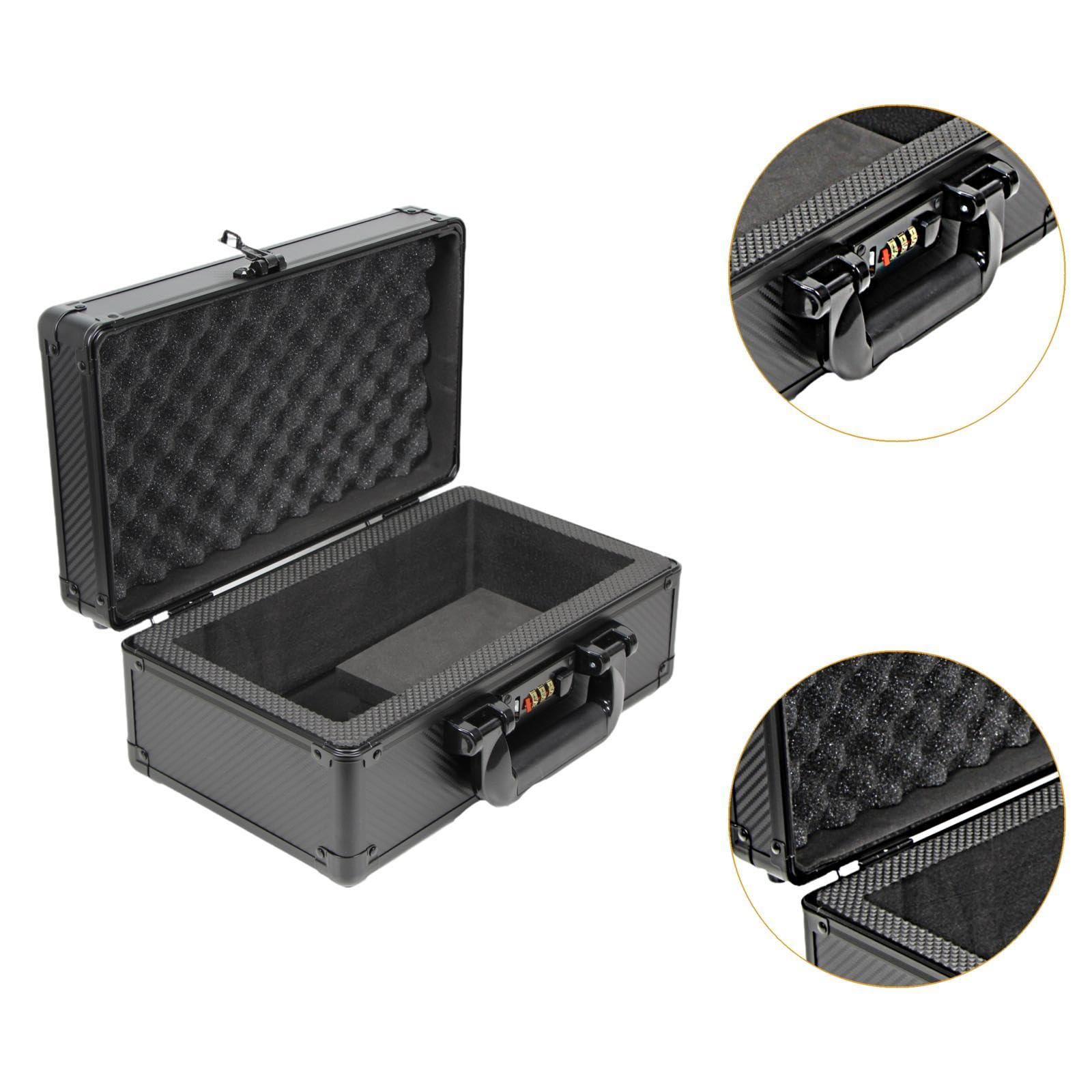 Scatola per Carte Collezionabili, Custodia in Alluminio, Portatile, Multiuso, Impermeabile, Organizer per Carte da Gioco Singolo.