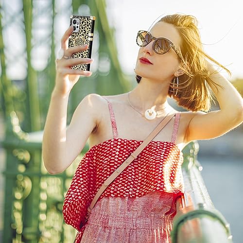 Miniatura 9 de Funda para teléfono Motorola Moto G Power 2023 5G para mujer, diseño de leopardo, de lujo, de silicona, dorado, a prueba de golpes, cubierta trasera