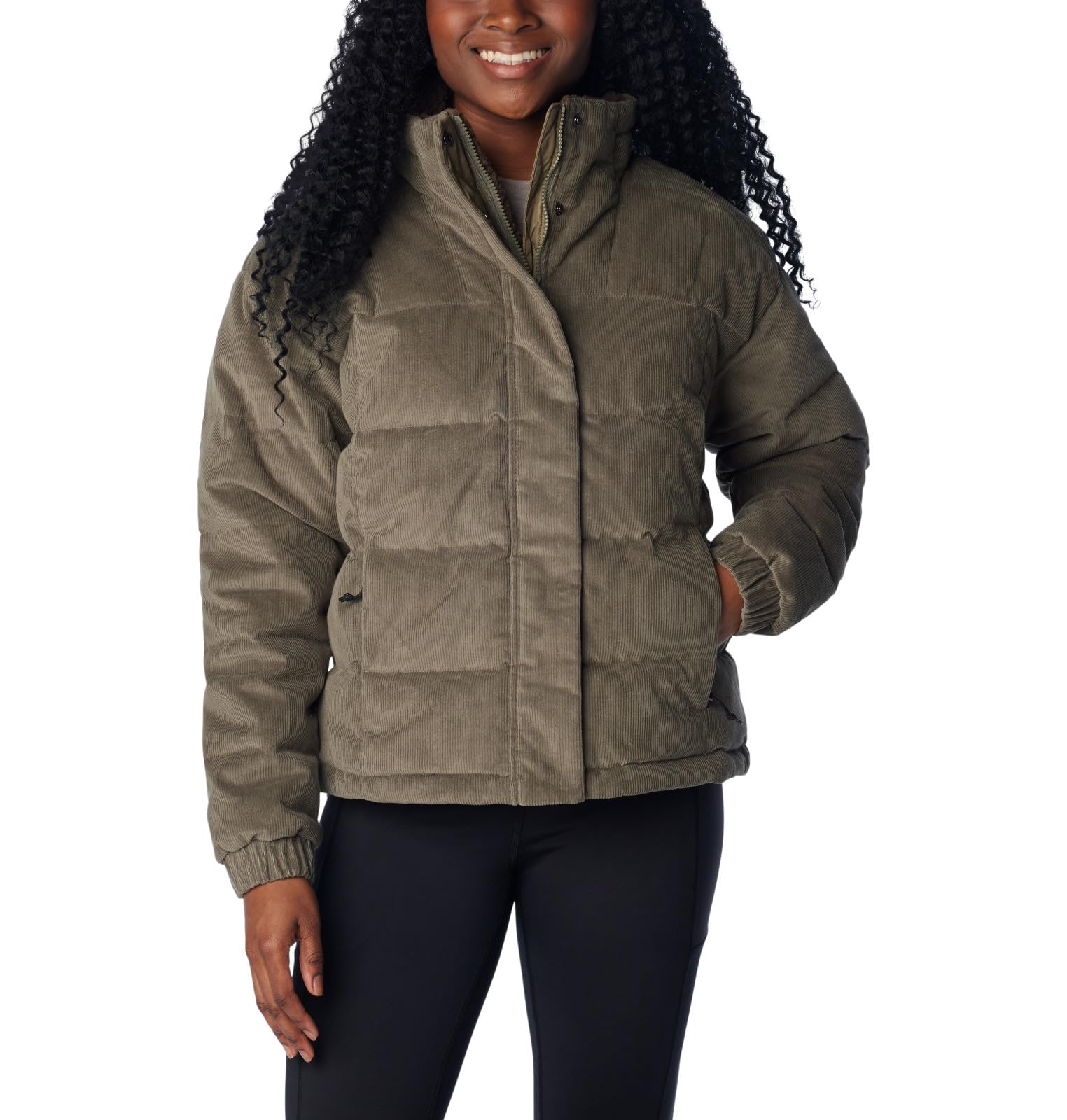 Columbia Damen Ruby Falls Novelty Jacke, Stone Green Cord, X-Small