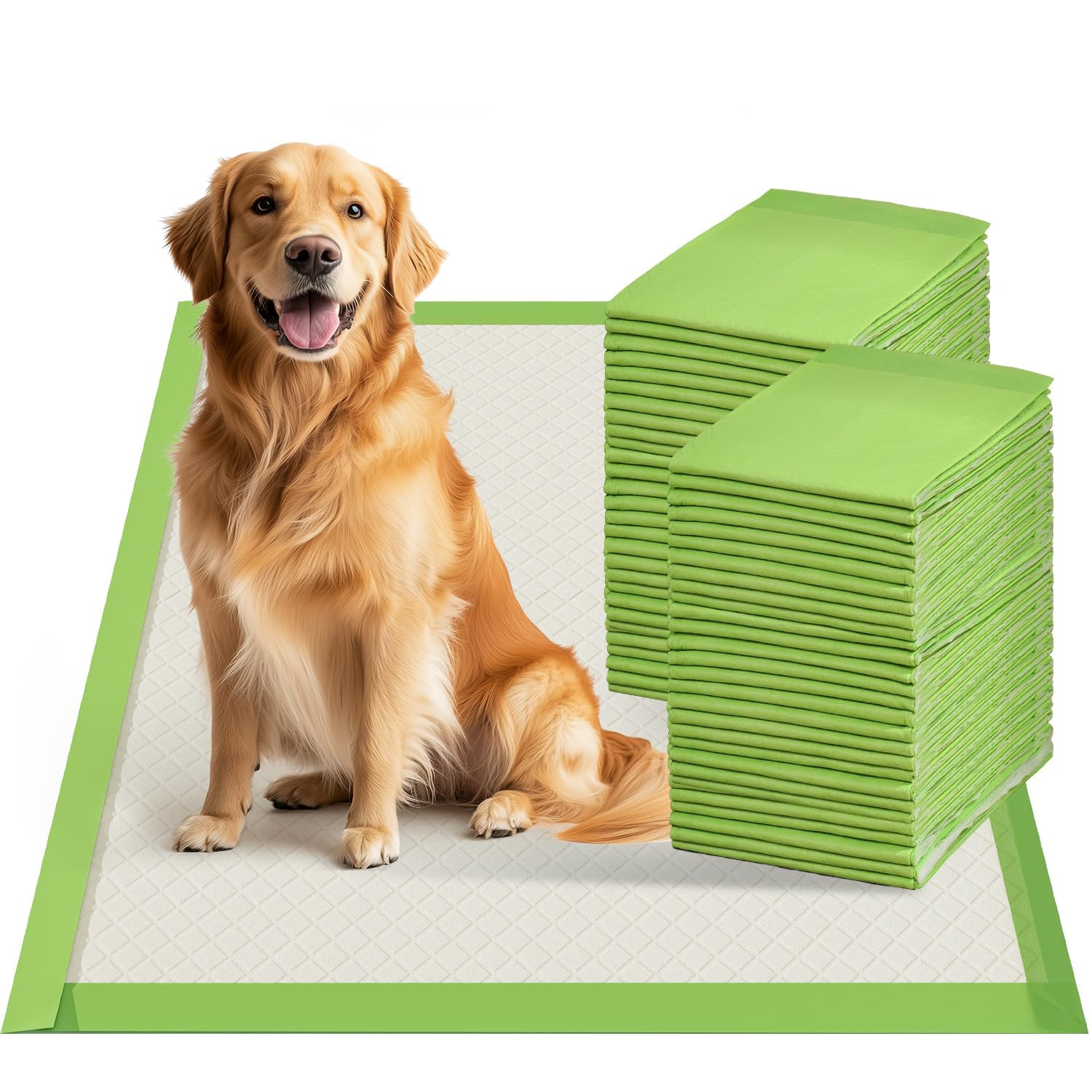 Gardner Pet Tappetini Igienici per Cuccioli, 70x85cm Grandi Tappetini Assorbenti per Cani, Super Assorbenti, 6 Strati Antiperdita, Asciugatura Rapida, 100 Pezzi