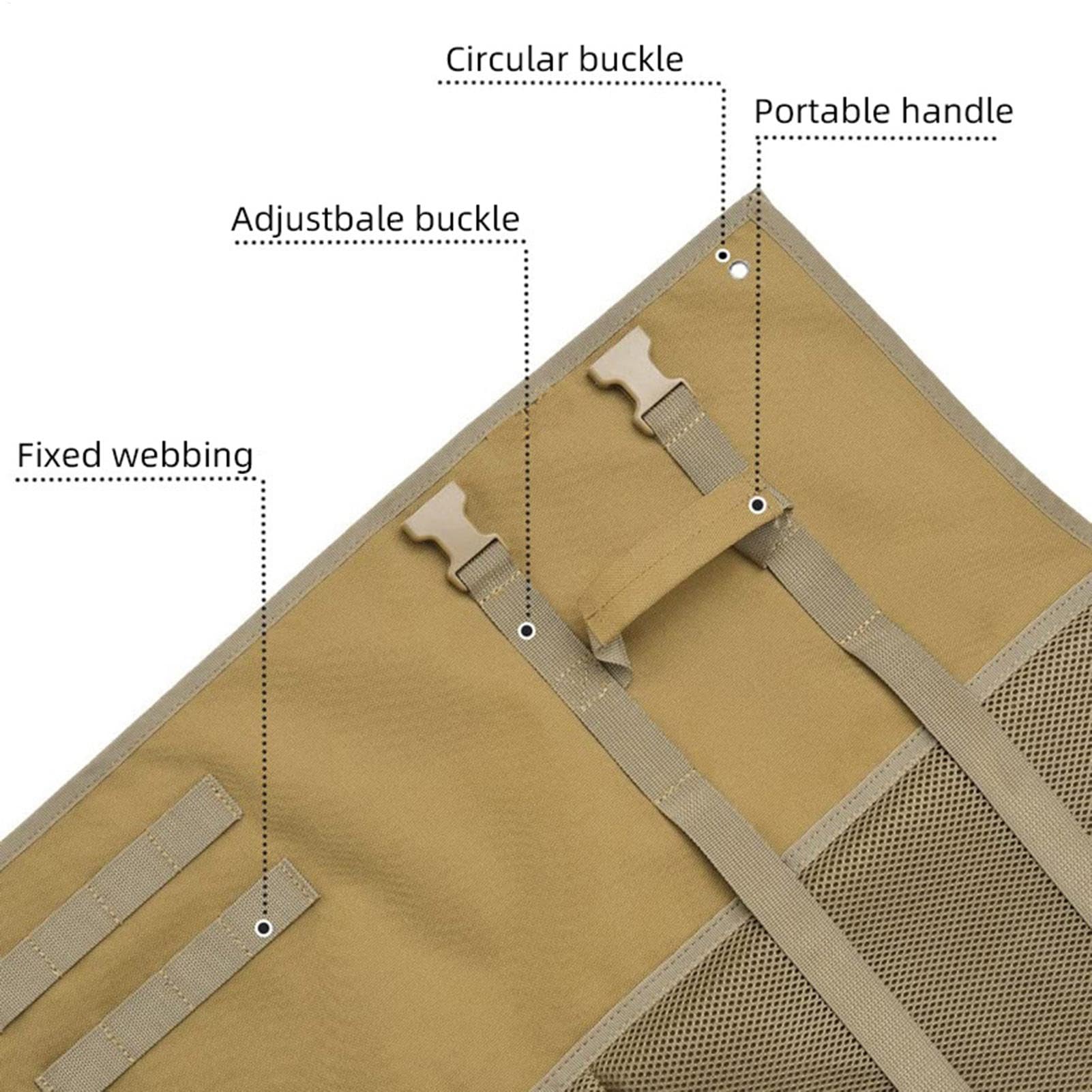 Esterilla de camping, resistente al agua, manta portátil gruesa (78,74 x 28,74 pulgadas), ideal para senderismo, caza, escalada, aperitivos diarios y camping