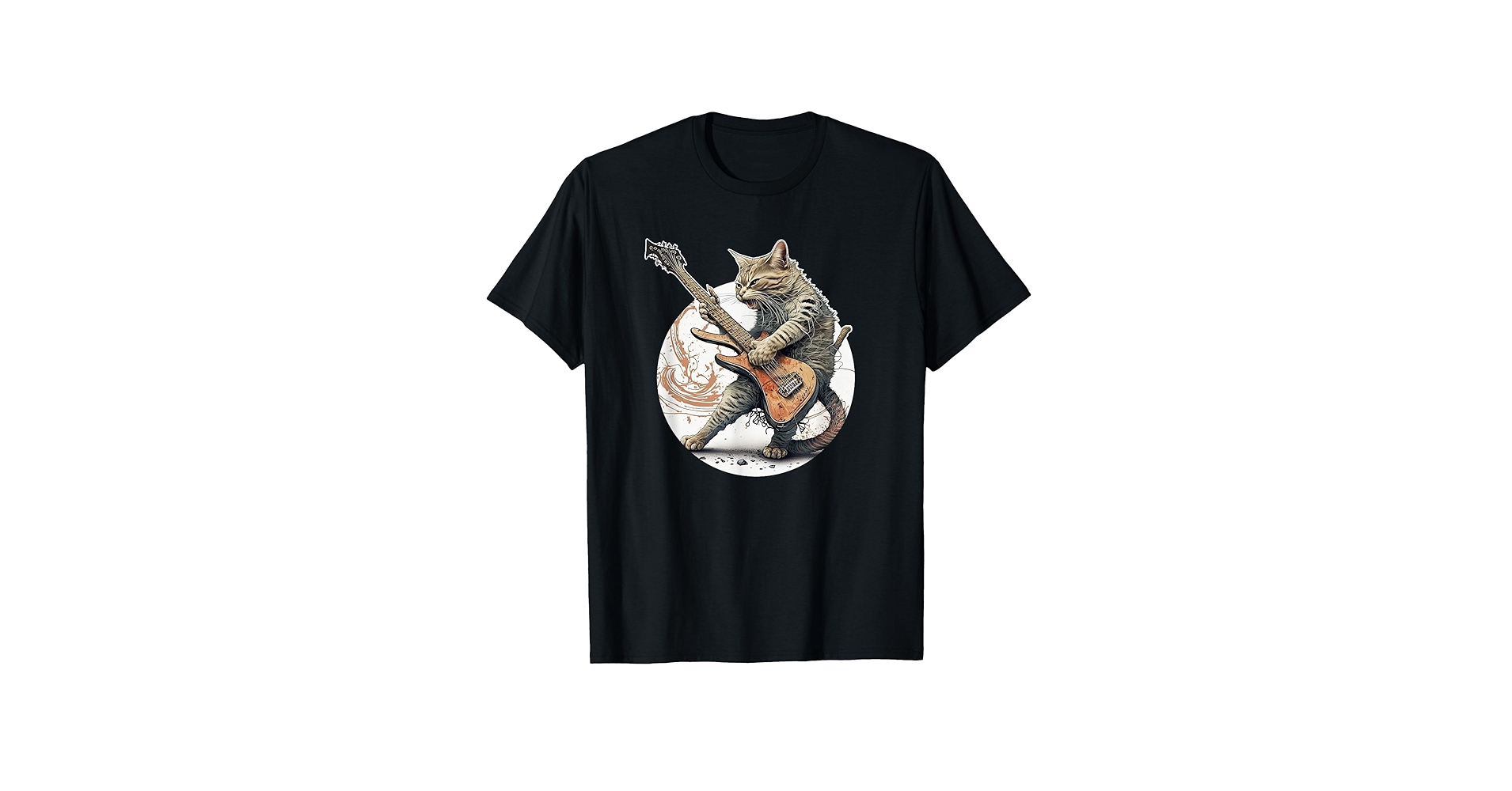 Amazon | ギターを持った猫 ロックミュージックキャット ヘヴィ