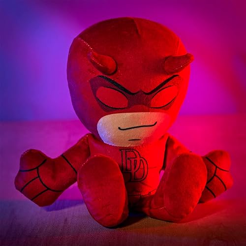 Miniatura 7 de Bleacher Creatures Marvel Daredevil Kuricha - Peluche de 8 pulgadas, suave inspirado en Chibi