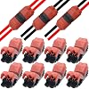 Low Voltage Wire Connectors, CTRICALVER 2 Pin 2 Way H Shape Quick Splice Solderless Electrical Wire Terminals for0.35-0.5mm²2022 AWG Cable Wire 8pcs