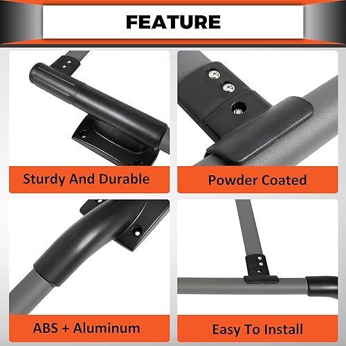 Miniatura 3 de ECOTRIC Portaequipajes de aluminio ajustable para portaequipajes de 4 puertas Nissan Frontier 2005-2022