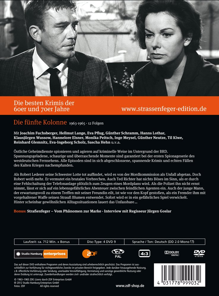 Tv Series Die Funfte Kolonne Vol 1 Folgen 1 12 Amazon Com Music
