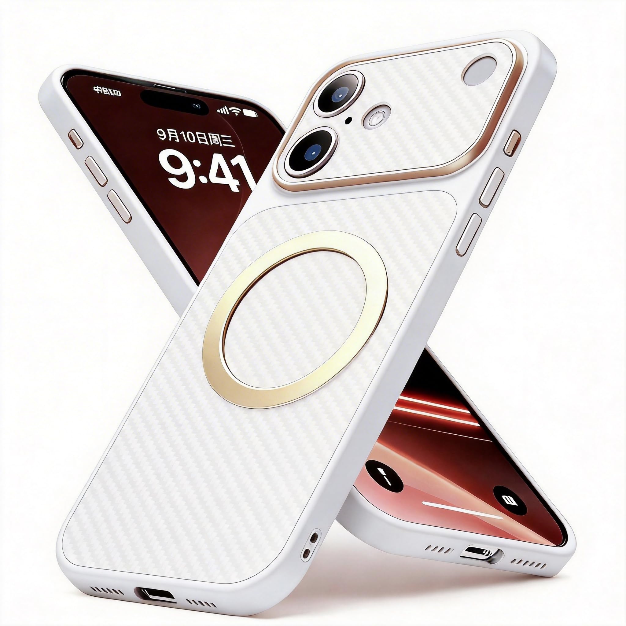Coque pour iPhone 17 norme militaire : éliminez le risque de bris d'écran grâce au blindage blanc - 7