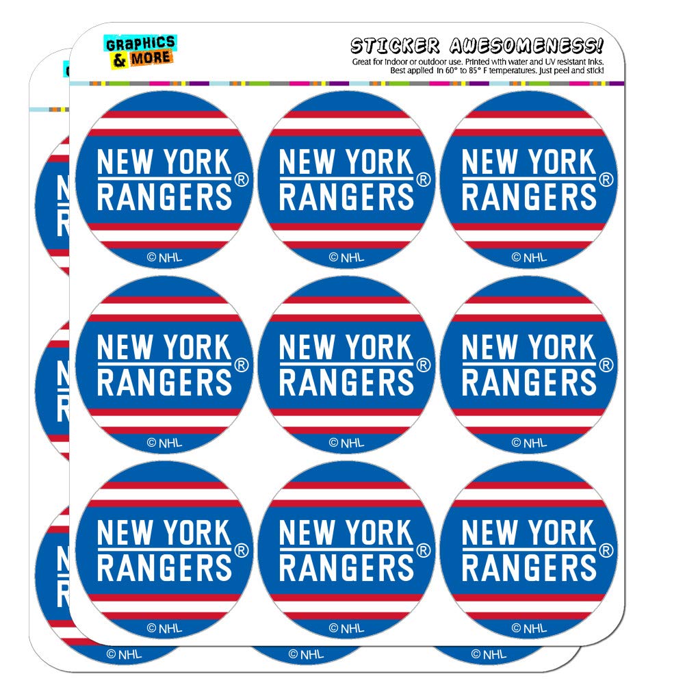 NHL New York Rangers Logo Planner Calendar Scrapbooking Crafting Stickers