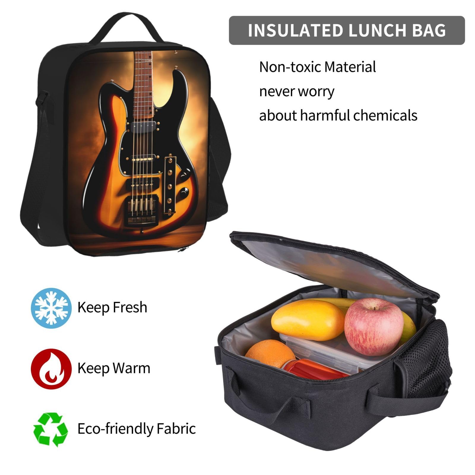 Set di 3 pezzi con zaino per computer portatile con borsa termica per il pranzo e organizer per lavoro