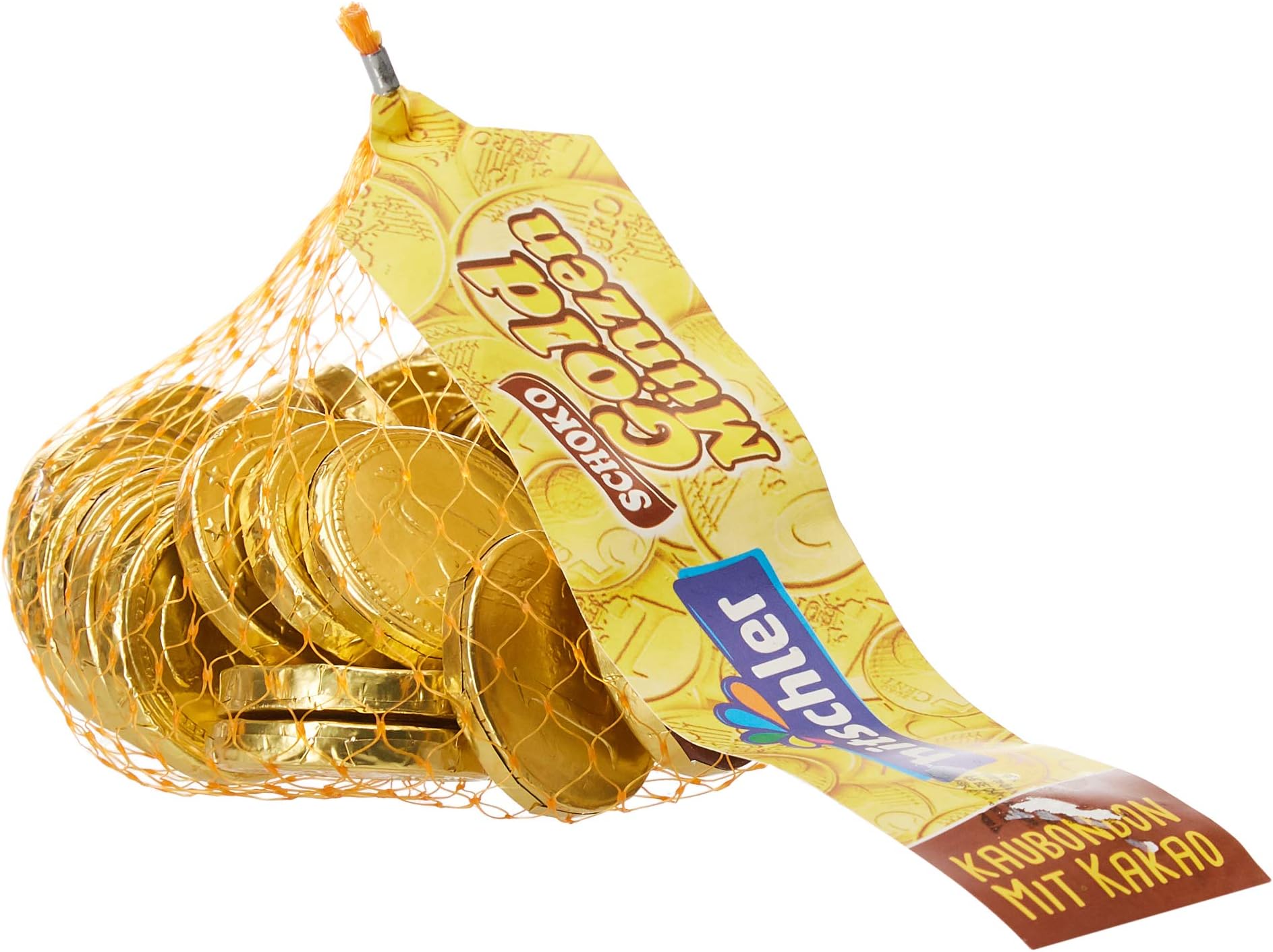 Hitschler Chew Candy Coins In Net, 150 gm