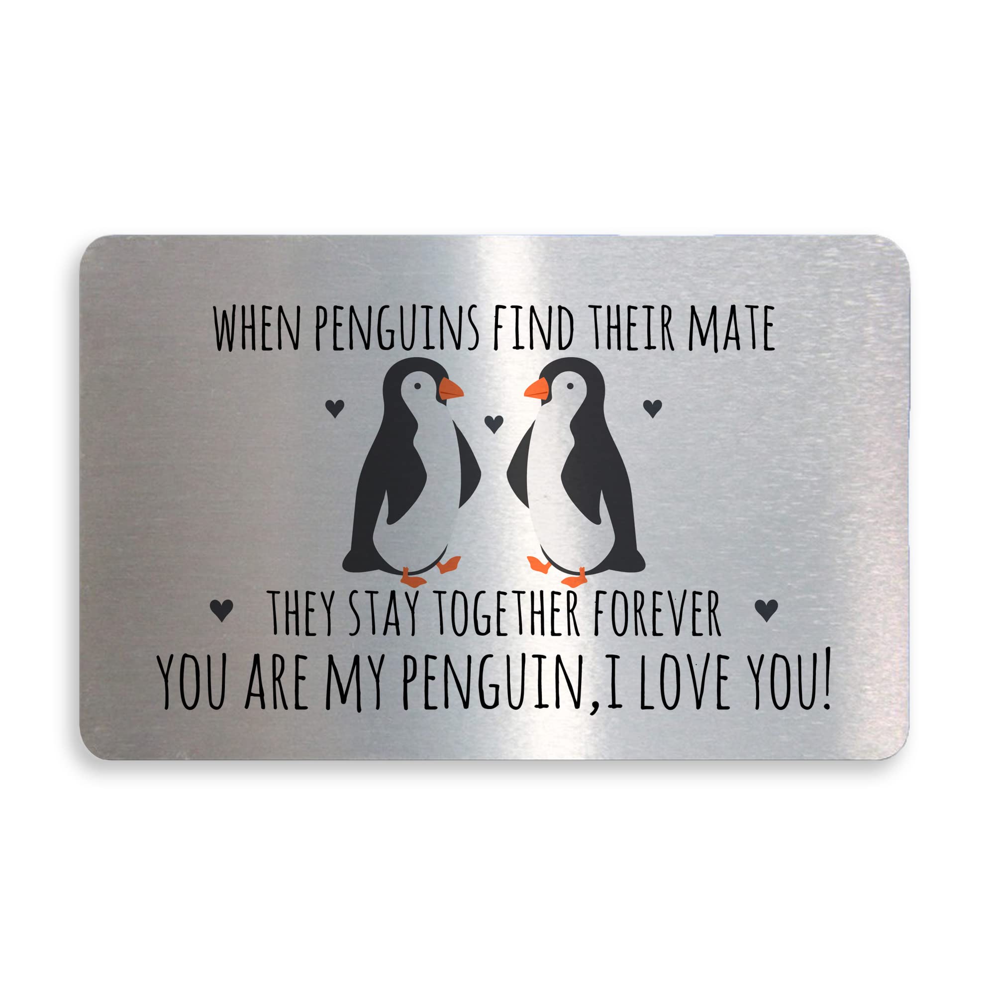 RED OCEAN Cute Penguin Gift For Boyfriend Girlfriend Valentines Anniversary For Couple