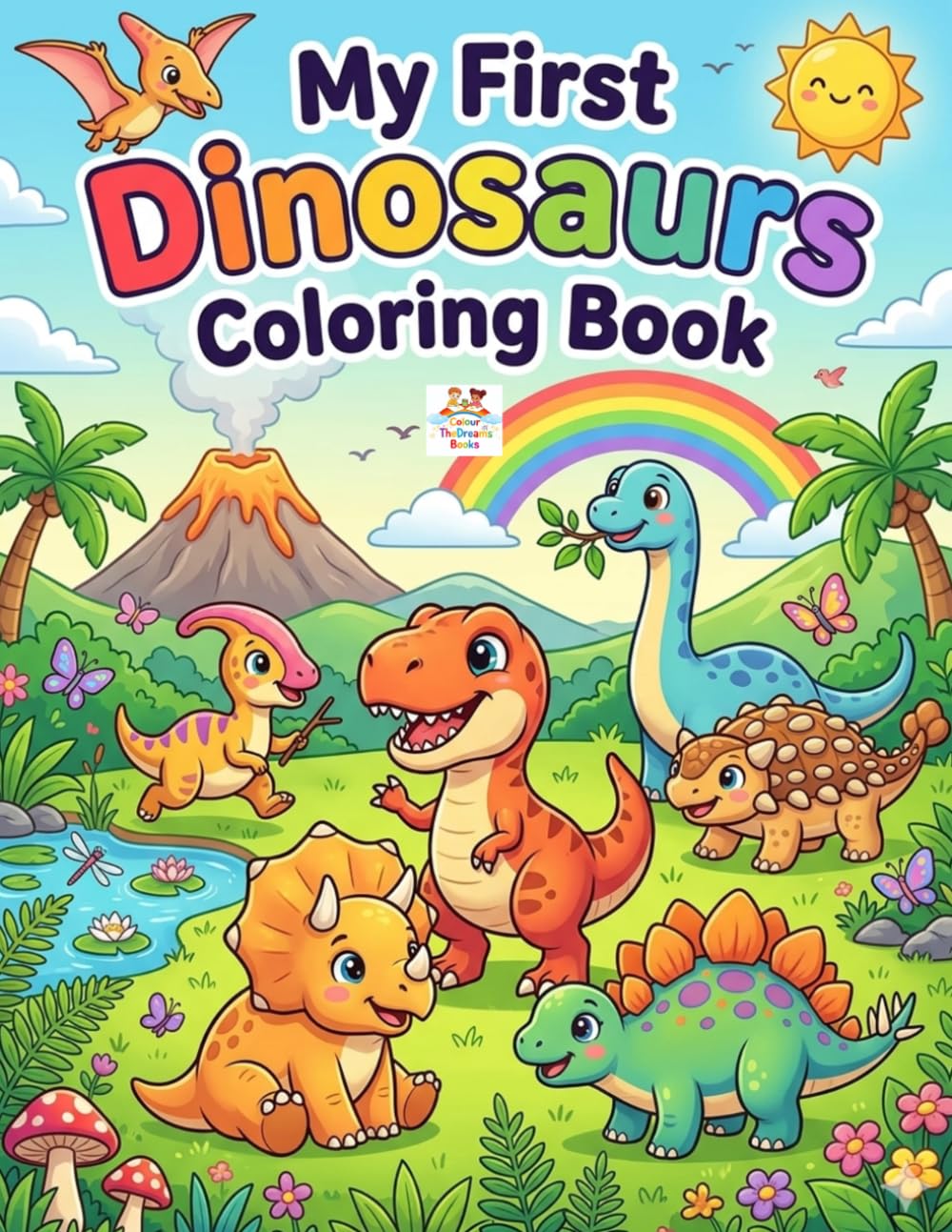 Dinosaur Coloring Book for Kids || Ages 3+
