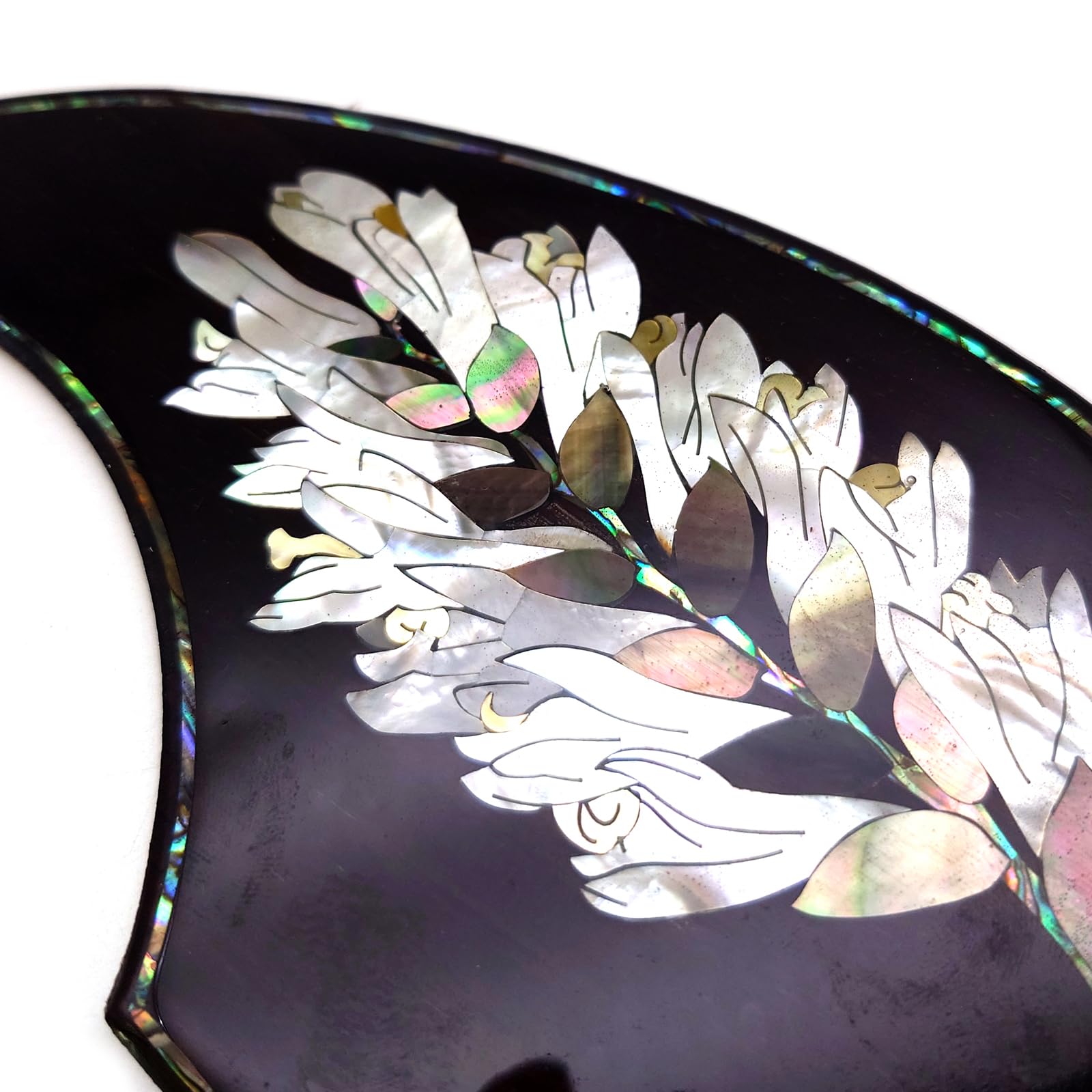 Guitar Pick Guard, Battipenna in abalone in palissandro autoadesivo for Chitarre acustiche folk D-45 Taylor(30)