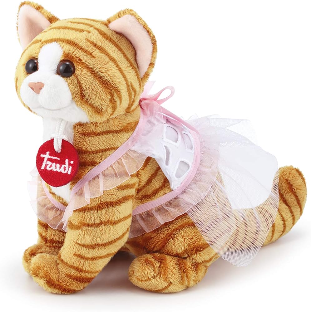 Trudi gattino pink space dress peluche in pregiato materiale ignifugo e atossico 29612