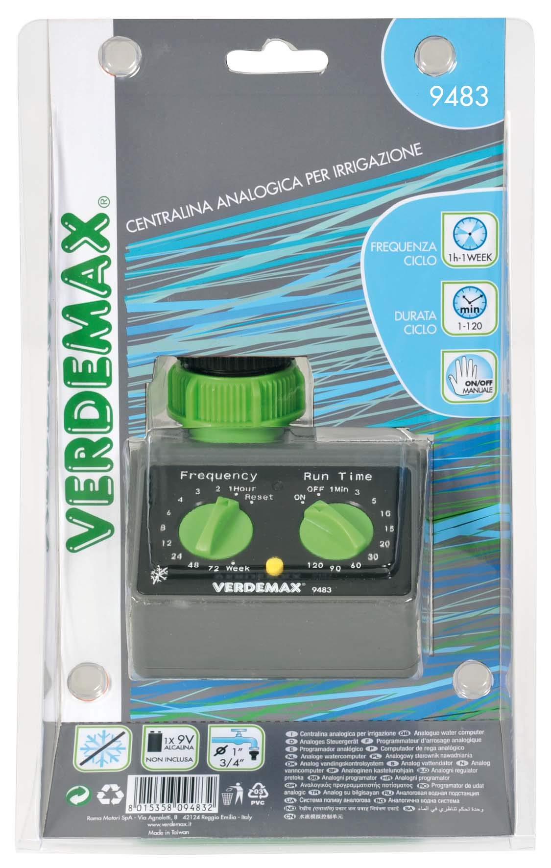 Verdemax Centralina Analogica per Irrigazione