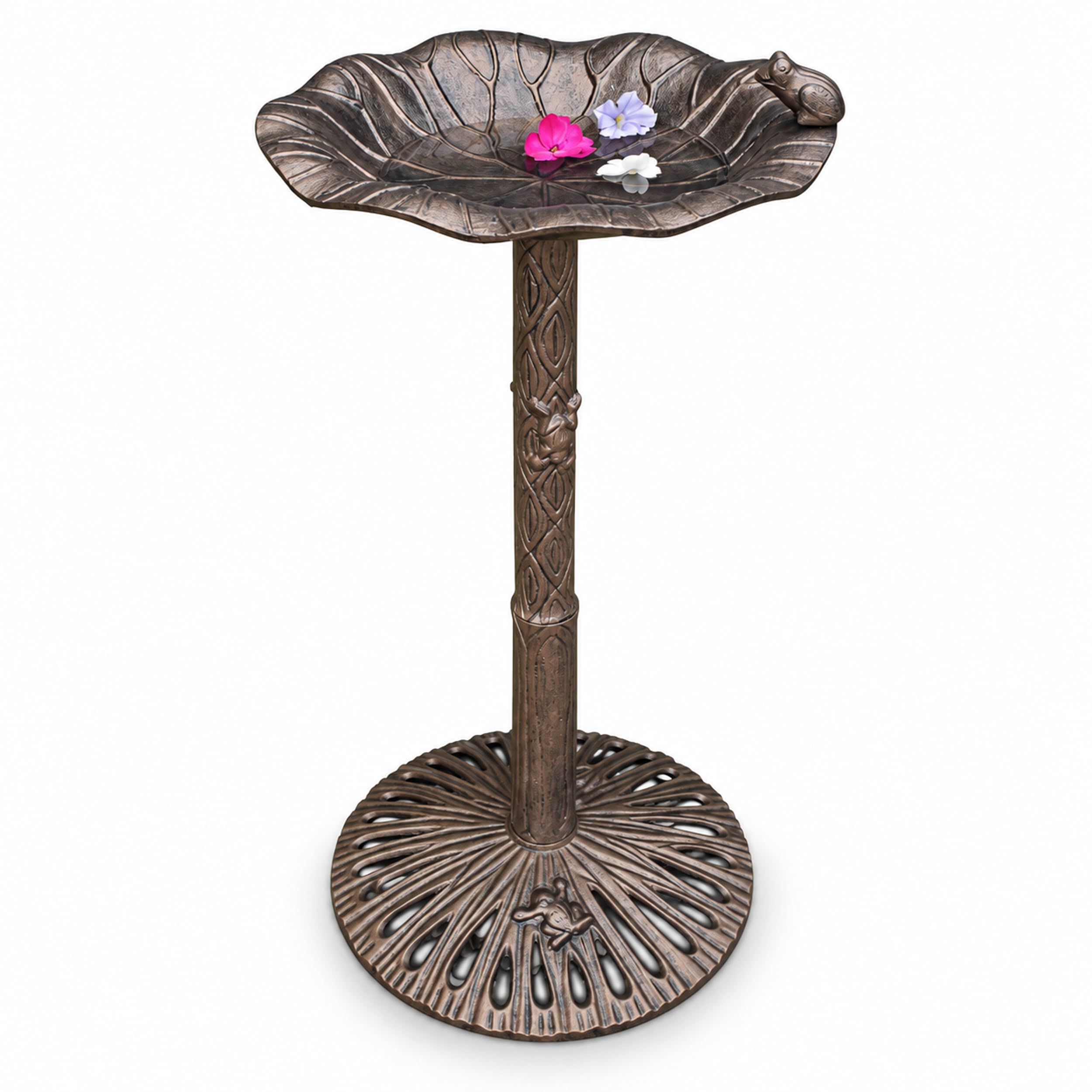 Oakland Living 5012AB - Bañera de Aluminio con diseño de Rana de Bronce Antiguo
