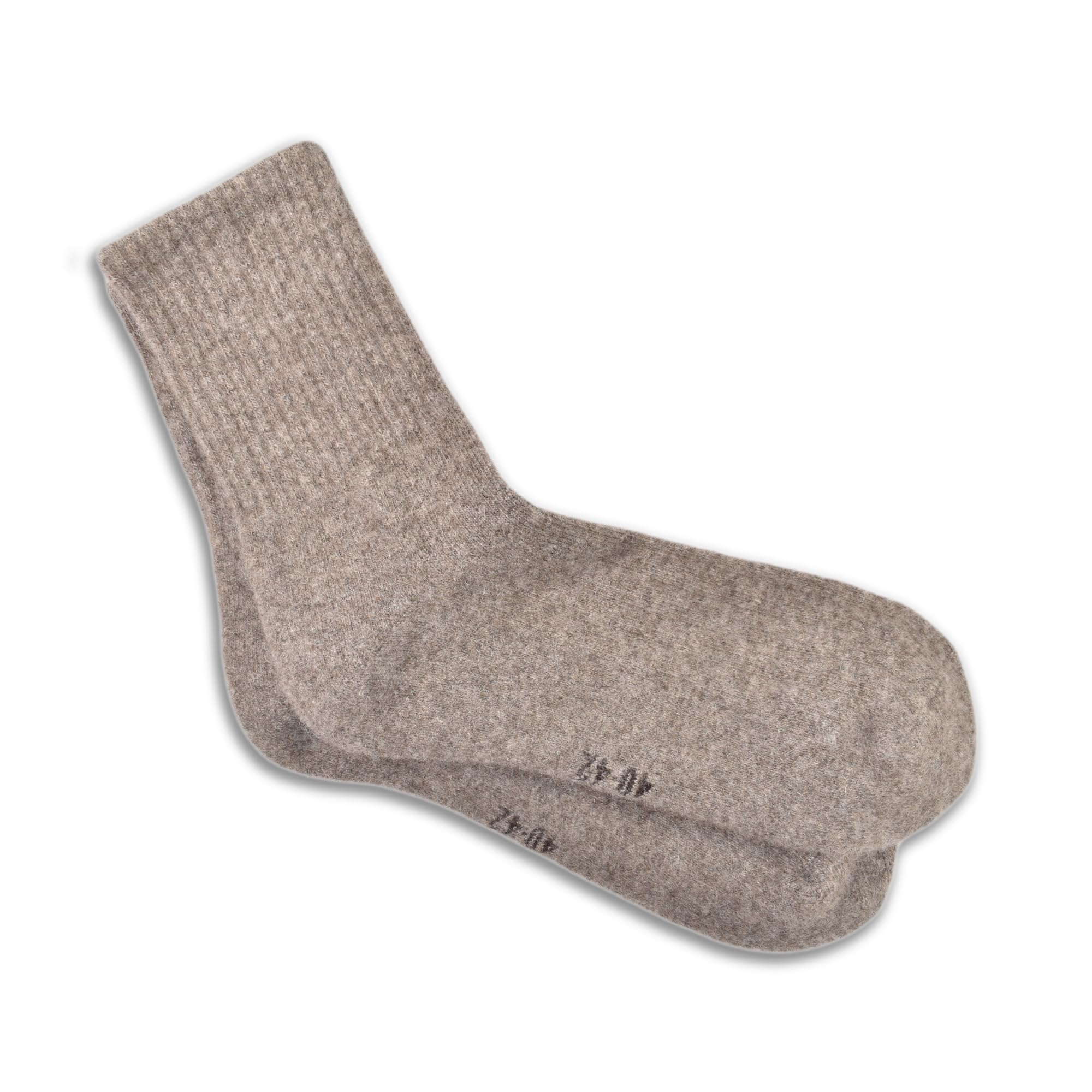 Amazon.co.jp: モンゴル ヤクウール 靴下 ブラウン 25〜27cm Mongolian