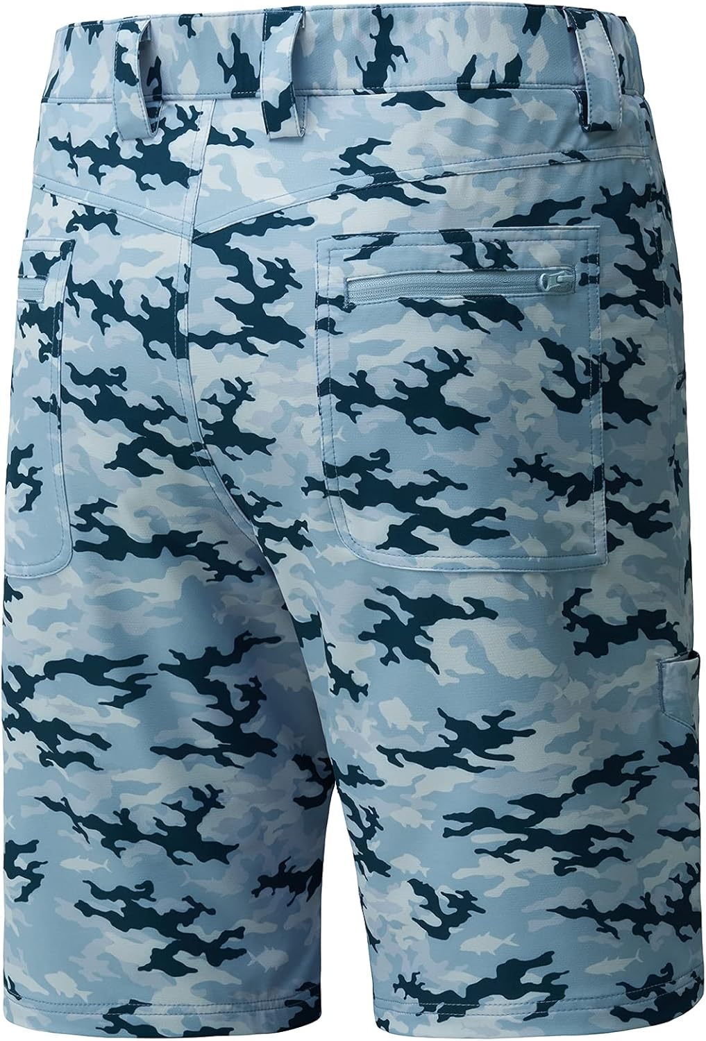 BASSDASH 10.5” Mens Fishing Cargo Shorts Quick Dry UPF 50+ Water Resistant FP01M - Image 2