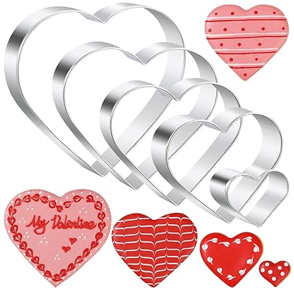 Heart Cookie Cutter Set - 5 Piece - 4.57