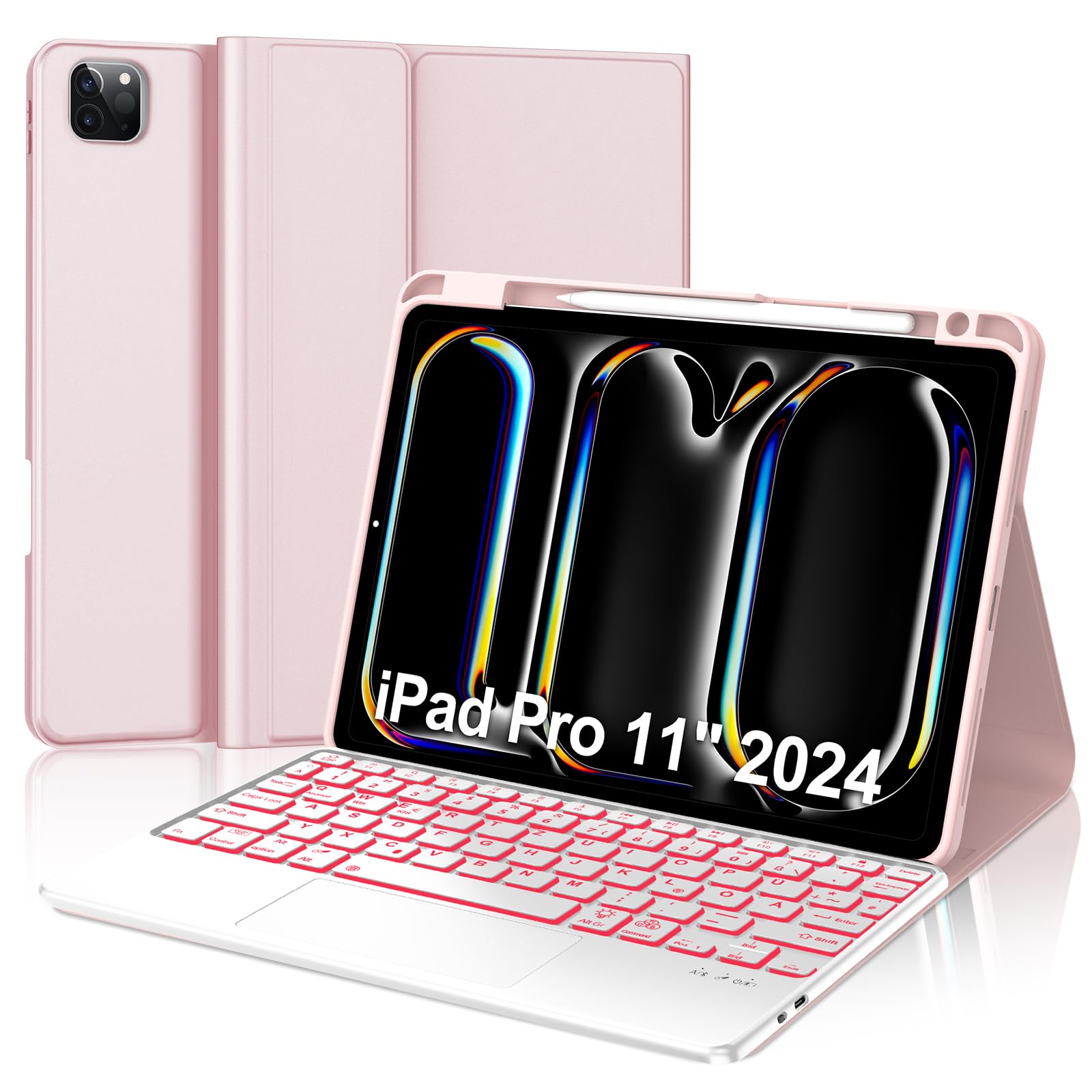 CSZZACME For IPad Pro 11 Inch Case With Keyboard M4 2024,Magic Keyboard IPad Pro 11 Inch M4 2024 - View #5