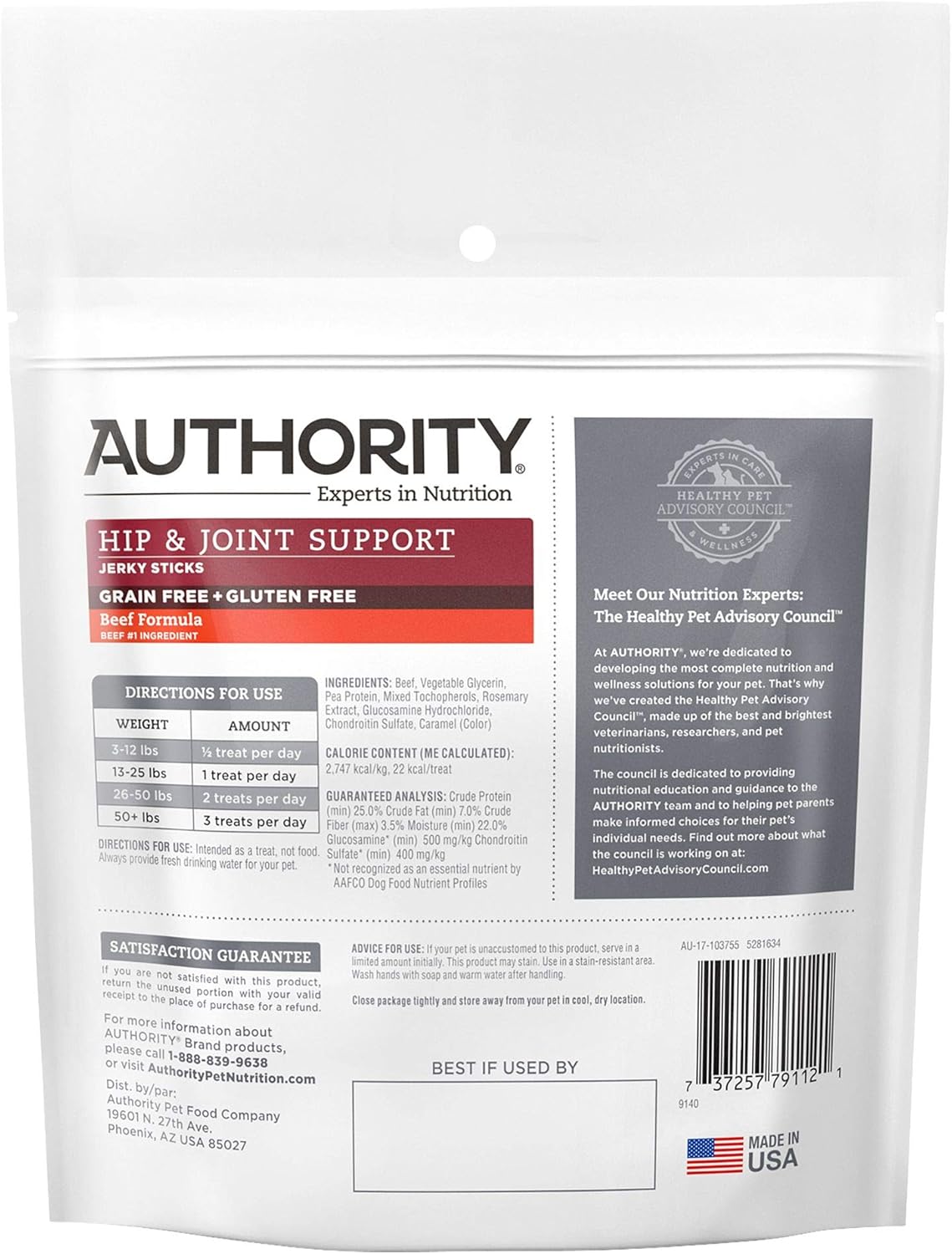 authority hip and joint jerky