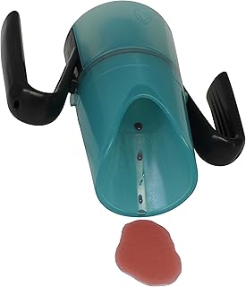 RiJe Dysphagia Regulating Drinking Cup for Difficulty Swallowing Disorders - Controlled Sips Adult Size (8oz) Cup Prevents Aspiration - 2 Handles for Secure Grip - Adjustable 3-15cc, Made in Canada