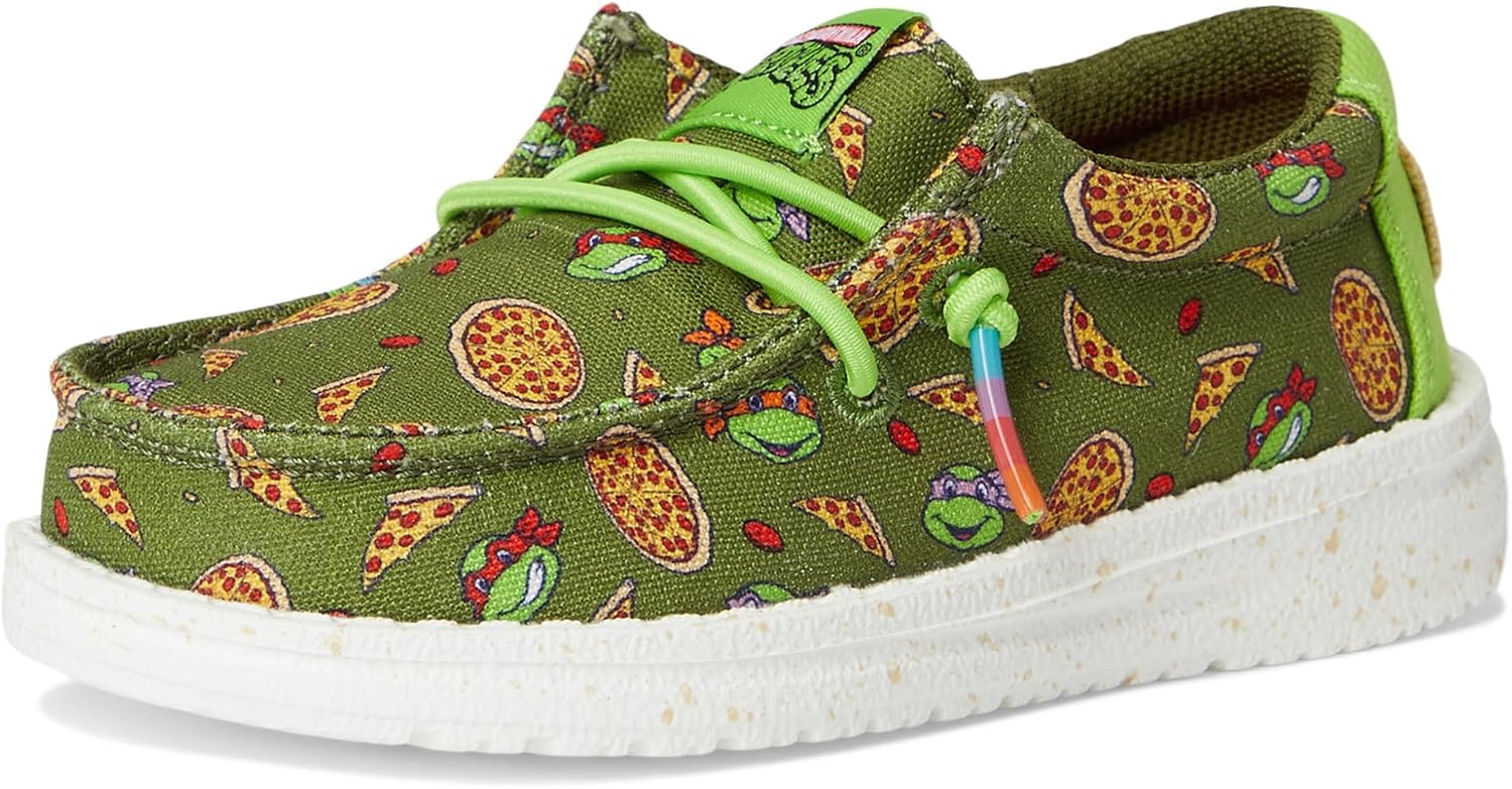 Hey Dude Boys Wally Teenage Mutant Ninja Turtle Pizza (Little Kid/Big Kid)