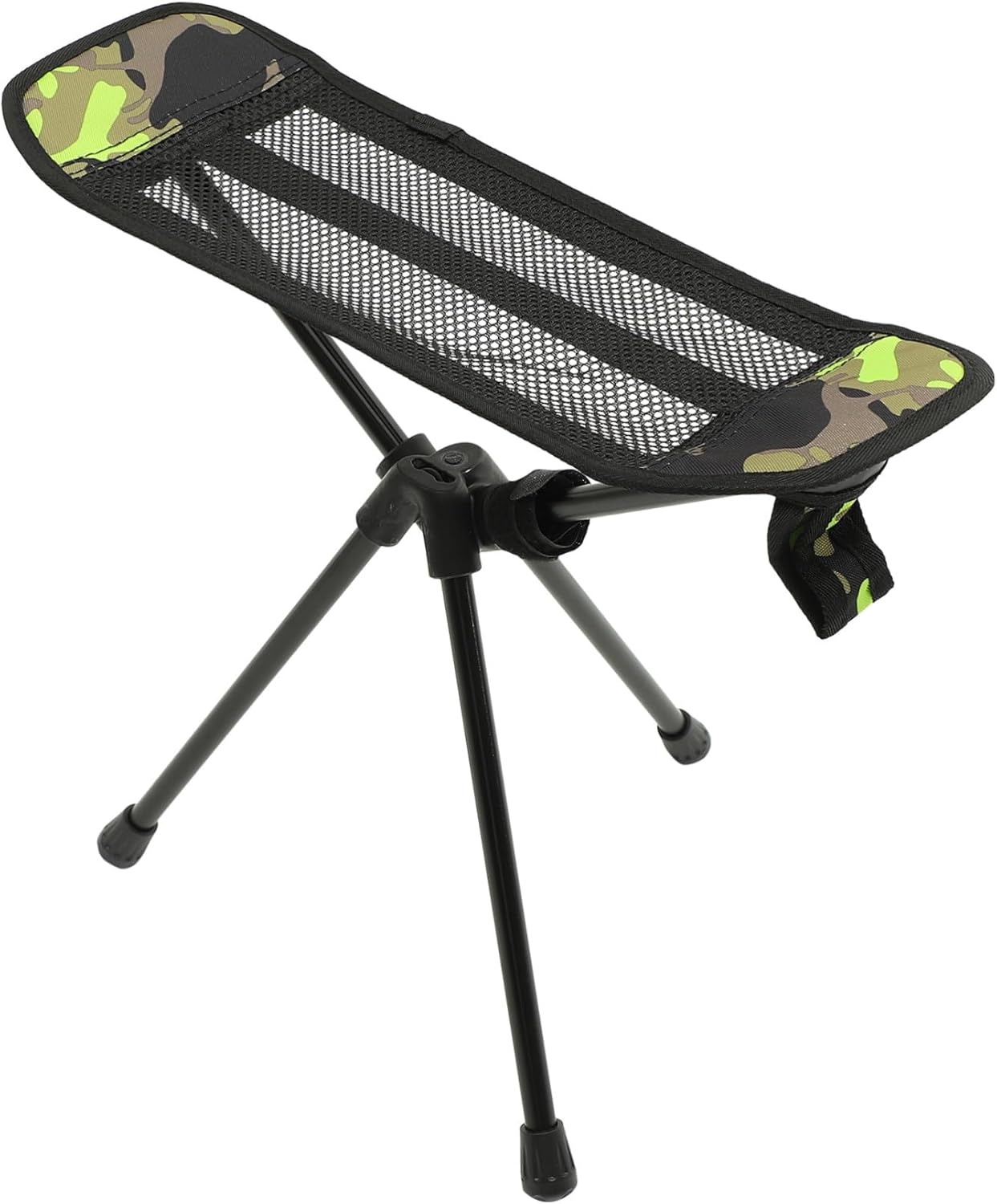 Portable Foldable Camping Stool Lightweight Outdoor Fishing Chair with Frame and Easy Carry Storage Bag for Hiking BBQ Beach and Travel