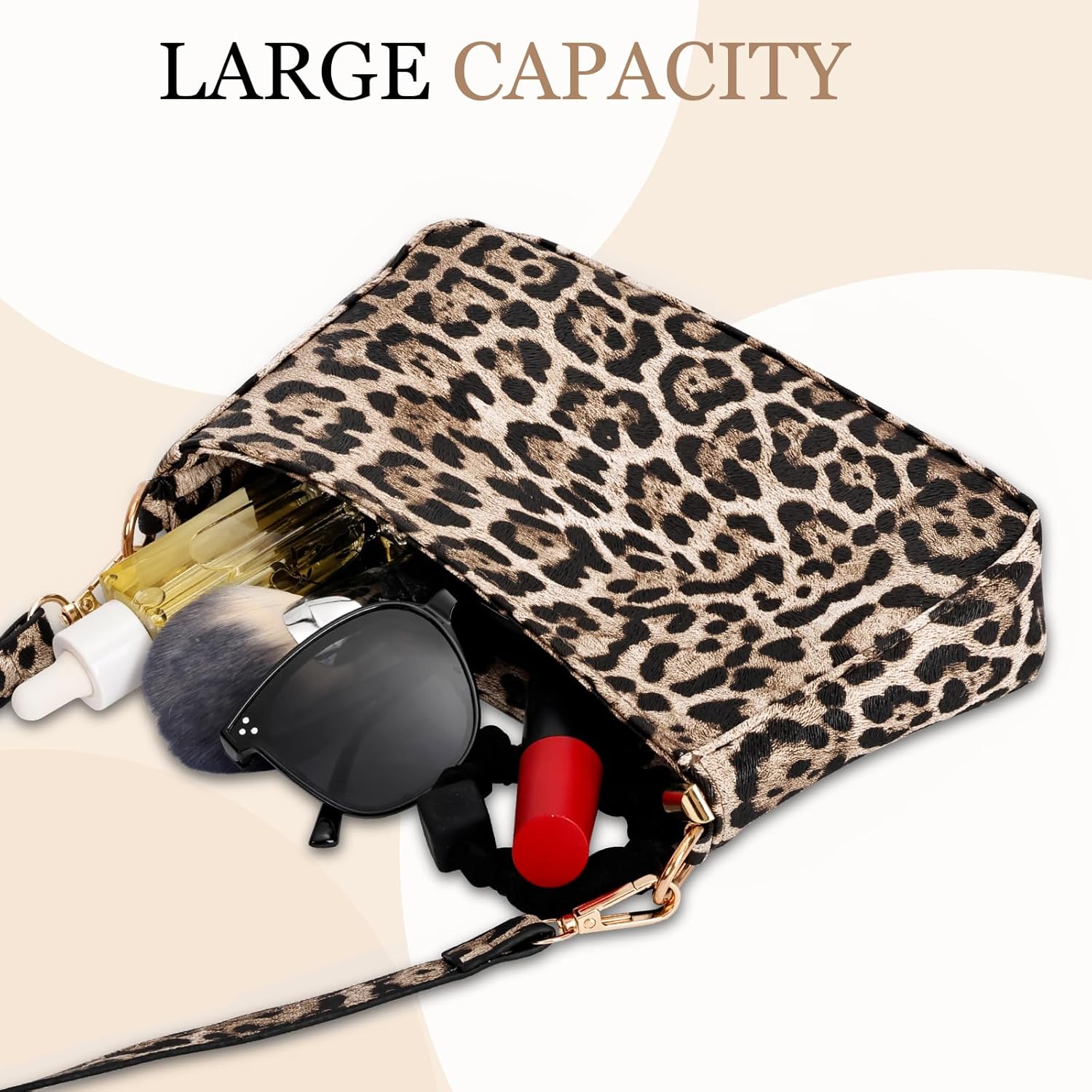 NEBIL Shoulder Bag for Women Small Classic Purses Vegan Leather Clutch Tote HandBags - Image 4