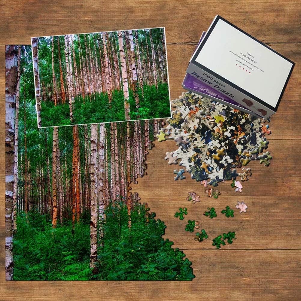Finland Birch Trees Jigsaw Puzzle 1000 Piece Travel Souvenir Wooden