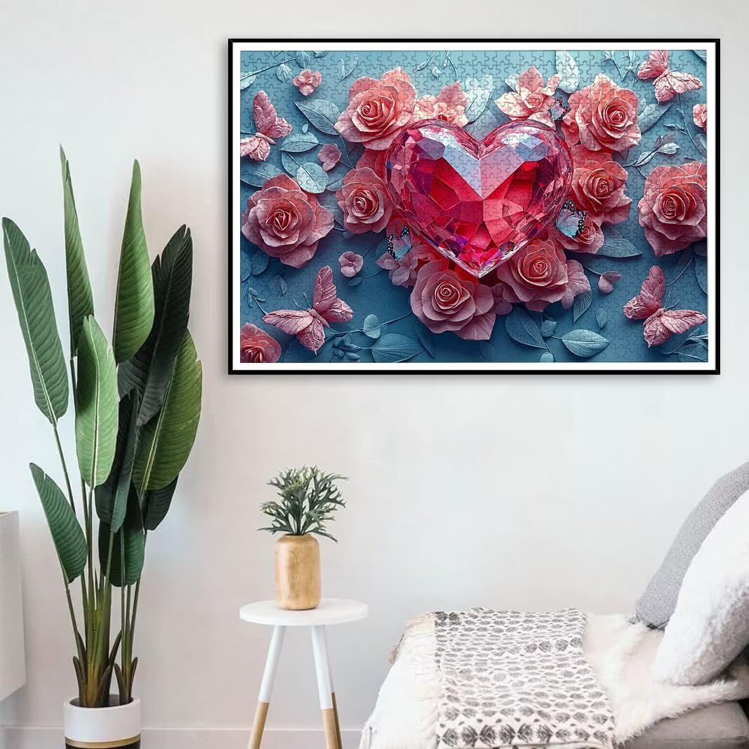 Puzzle Rosa, Puzzle 2000 Piezas, Rompecabezas, Regalo Mujer, Decor -8198