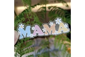 Mama Clear Stickers for Tumblers, Laptops, and More