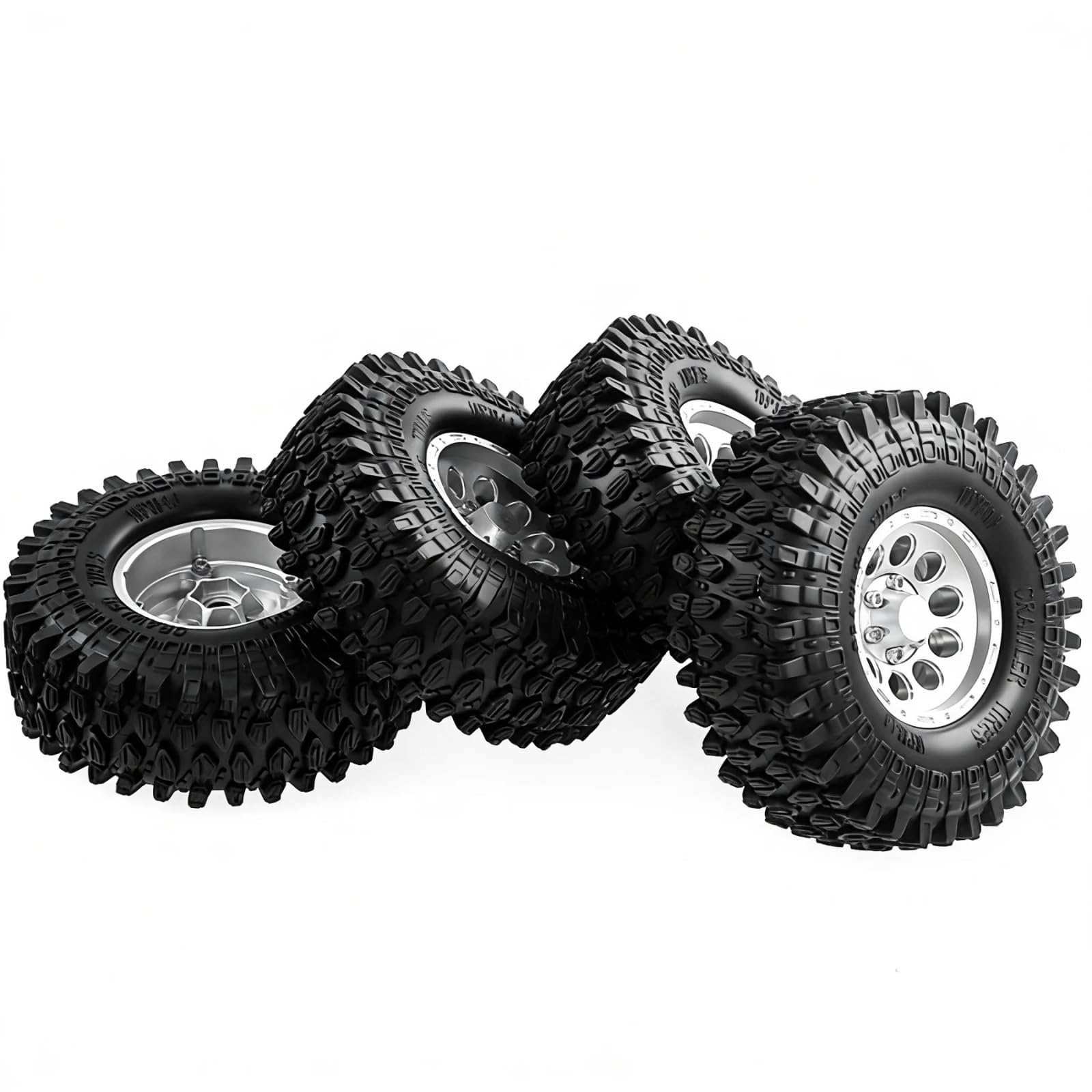 RC Pneumatici Ruote Per Traxxas Per TRX4 Per Axial Per SCX10 II III Per Redcat Gen8 Gen7 1/10 1.9 Ruote Pneumatici Beadlock 12mm Hex Crawler Aggiornamenti
