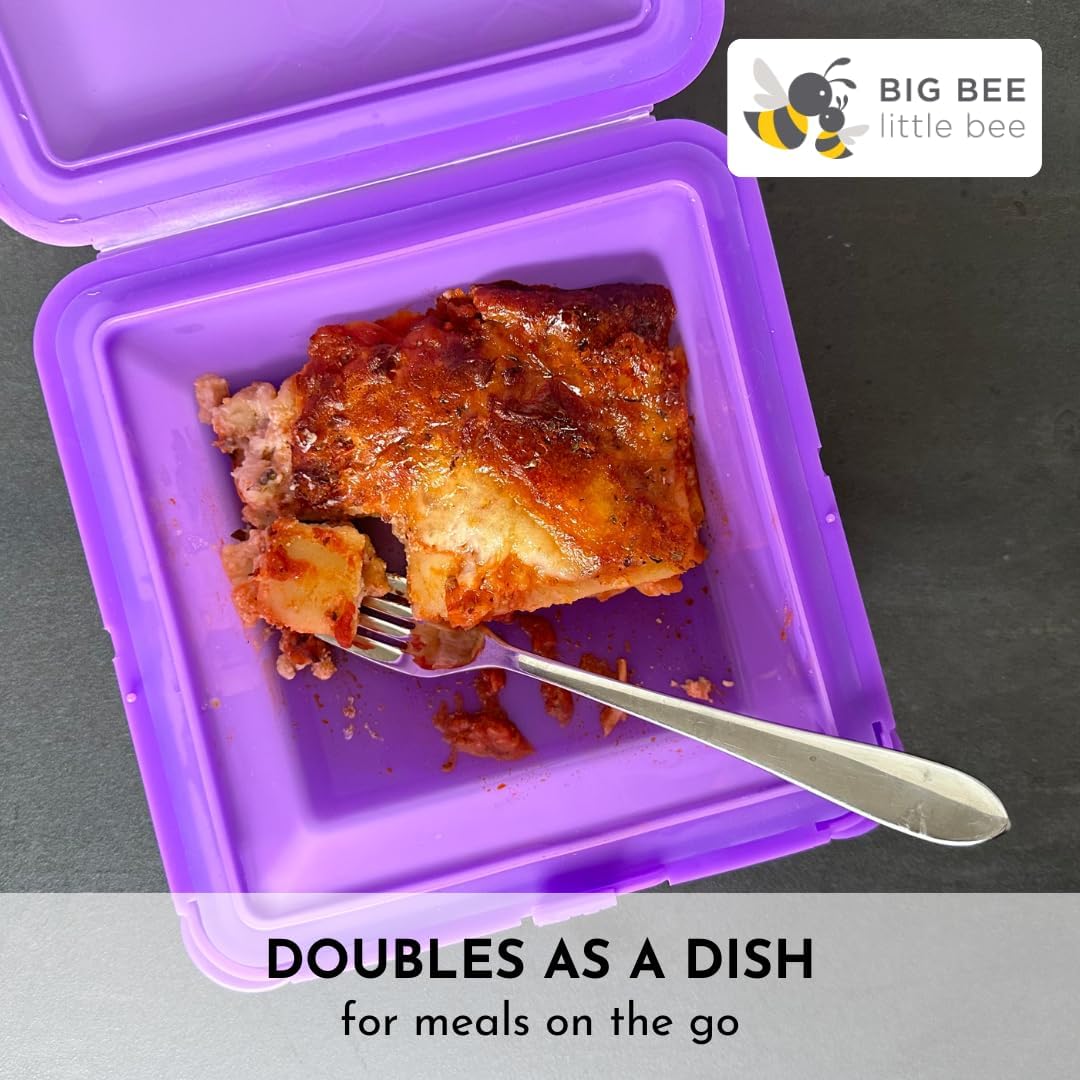 Recipiente Big Bee Silicone - Armazenamento Alimentos 5 Xícaras, Tampa Conectada